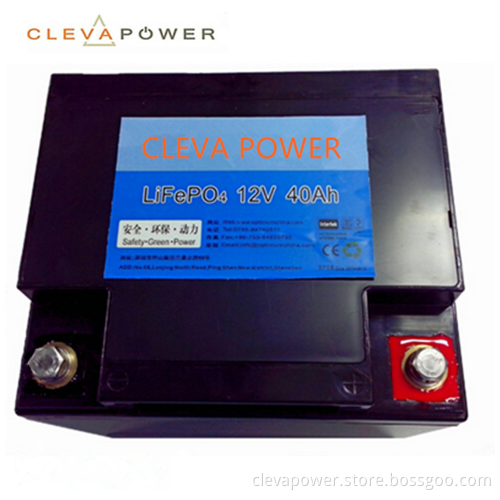LiFePO4 Battery 12V 40ah for Solar Lighting